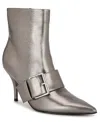 Nine West Colin Pointed Toe Bootie In Gray