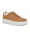 Nine West Cuddly Platform Sneaker In Cognac