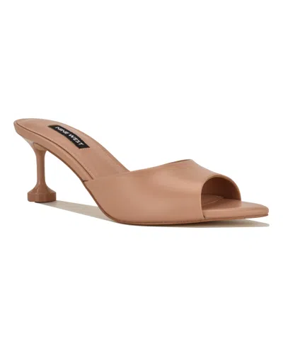 Nine West Women's Dabby Slip-on Dress Sandals In Neutral