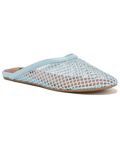 NINE WEST WOMEN'S DANIELA MESH MULES FLATS
