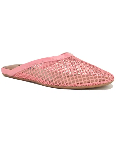 Nine West Women's Daniela Mesh Mules Flats In Pink