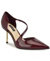 Nine West Dolen Pointed Toe Pump In Red