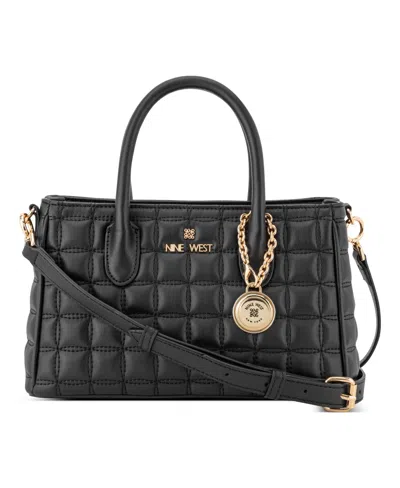 Nine West Women's Dorsey Satchel Bag In Black
