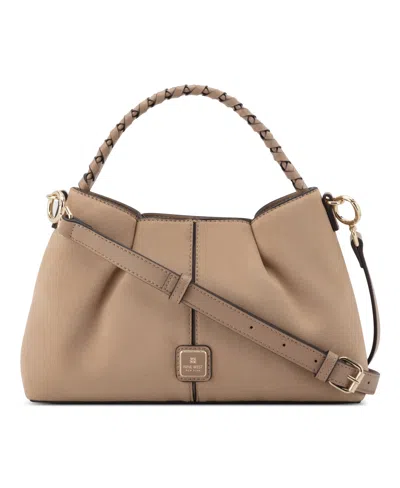 Nine West Women's Dorsey Satchel Bag In Brown