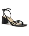 Nine West Embae Ankle Strap Sandal In Black