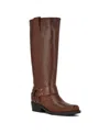 Nine West Women's Fawsta Tall Square Toe Boots In Brown