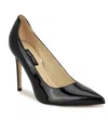Nine West Freds Stiletto-heel Pumps Women In Black Patent