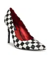 Nine West Women's Fresh Slip-on Stiletto Pumps In Checkered Patent