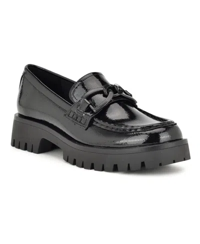 NINE WEST WOMEN'S GABLES CHAIN LUG SOLE LOAFERS