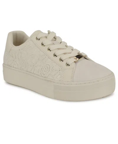 Nine West Women's Gatspy Lace-up Platform Sneakers