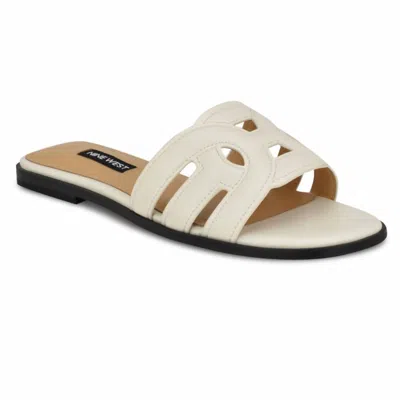 Nine West Women's Geena 3 Sandals In White