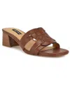 Nine West Gennie 3 Heeled Sandals Women In Medium Brown
