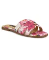 Nine West Women's Germani Woven Flat Slip-on Sandals In Multi