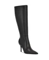 Nine West Gerty Pointed Toe Knee High Boot In Black