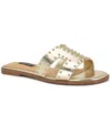 Nine West Women's Giny Cutout Flat Slide Sandals