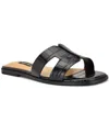 Nine West Giny Slide Sandal In Black