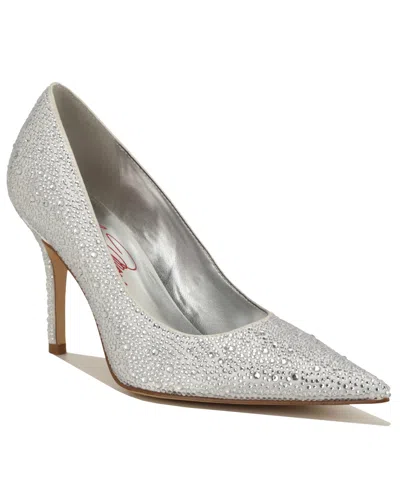 Nine West Glamor Pointed Toe Pump In Silver