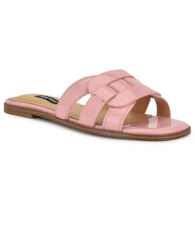 NINE WEST WOMEN'S GLORIE CASUAL FLAT SANDALS