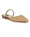 Nine West Women's Gorga Pointy Toe Dress Flats In Light Natural