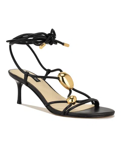 NINE WEST WOMEN'S GRESKA TIE-UP DRESS SANDALS