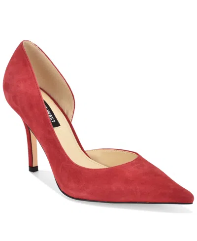 Nine West Women's Grezza D'orsay Pointed Toe Dress Pumps In Red