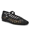 Nine West Women's Halie Square Toe Mary Jane Flats In Black
