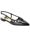 Nine West Harra Pointed Toe Flat In Black