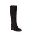 Nine West Hecee Boot In Brown Suede