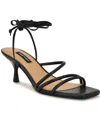 Nine West Women's Hendy Strappy Lace Up Dress Sandals In Black