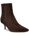 Nine West Women's Hermena Kitten Heel Dress Booties In Animal Print