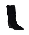 Nine West Women's Kadon Pointy Toe Block Heel Dress Booties In Black