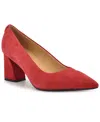 Nine West Kalore 9x9 Pointed Toe Pump In Red