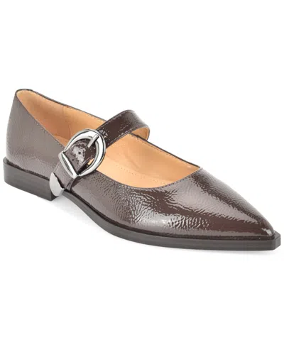 Nine West Women's Katrel Mary Jane Pointy Toe Flats In Multi