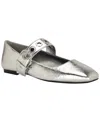 Nine West Kebba Mary Jane Flat In Silver