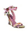 Nine West Kelsie Ankle Tie Sandal In White