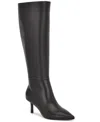 Nine West Women's Kimdee 9x9 Tall Stiletto Dress Boots In Black