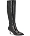 Nine West Kimdee 9x9 Pointed Toe Knee High Boot In Black