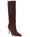 Nine West Korin Boot In Burgundy Suede
