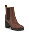 Nine West Kort Platform Chelsea Boot In Medium Brown