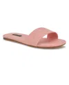 Nine West Lolipop Slide Sandal In Light Pink