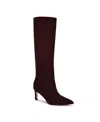 NINE WEST WOMEN'S LORTHEY POINTY TOE STILETTO HEEL KNEE HIGH BOOTS