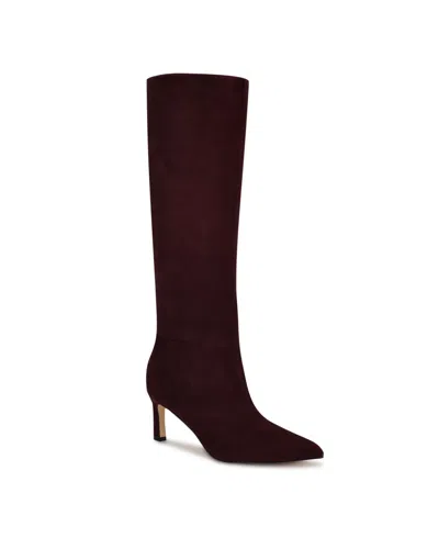 NINE WEST WOMEN'S LORTHEY TALL STILETTO DRESS BOOTS