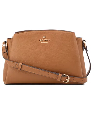 Nine West Women's Luela Crossbody Bag In Brandy