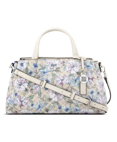 Nine West Women's Luela Satchel Bag In White