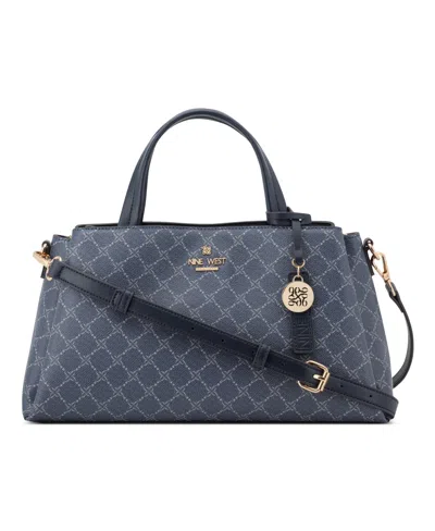 Nine West Women's Luela Satchel Bag In Blue