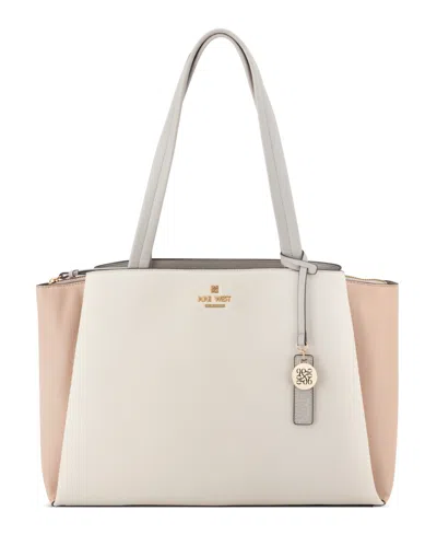 Nine West Women's Luela Tech Tote Bag In White
