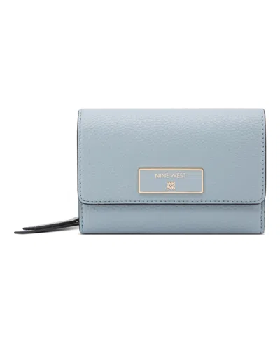 Nine West Women's Magdalina French Wallet In Blue