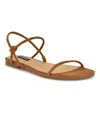 Nine West Maizy Ankle Strap Sandal In Cognac
