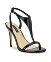 Nine West Women's Mandey T-strap High Stiletto Sandals In Black