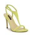 Nine West Women's Mandey T-strap High Stiletto Sandals In Yellow
